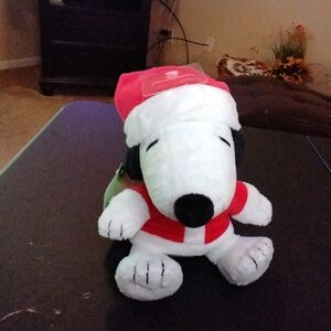 Hallmark Snoopy Santa Plush - Red and White